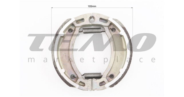 Тормозные колодки барабан Honda LEAD 90, D=105mm - фото 2