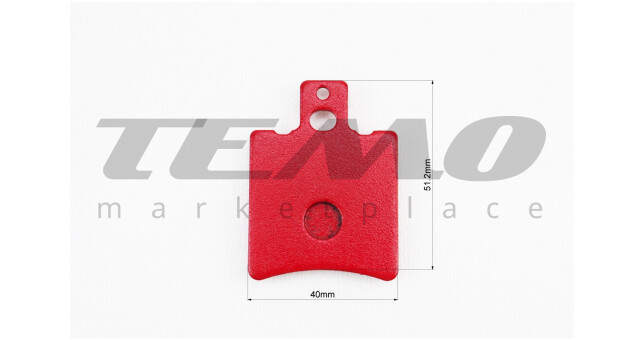 Гальмівні колодки (дискові) Yamaha JOG; KEEWAY- Goccia 50; HONDA SFX 50/SZX 50/SH 100/SGX 50; MALAGUTI Ciak 50; APRILIA Scarabeo 50/SR50/SR125 - фото 2