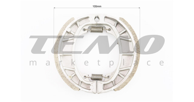 Тормозные колодки задние к-кт, 105мм (барабан) 10", 12" - фото 3