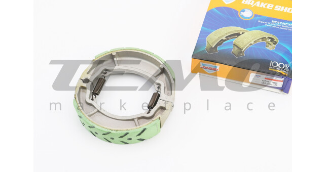 Тормозные колодки задние к-кт, 125мм (барабан, накладки с выборкой) 12", 13" - фото 1