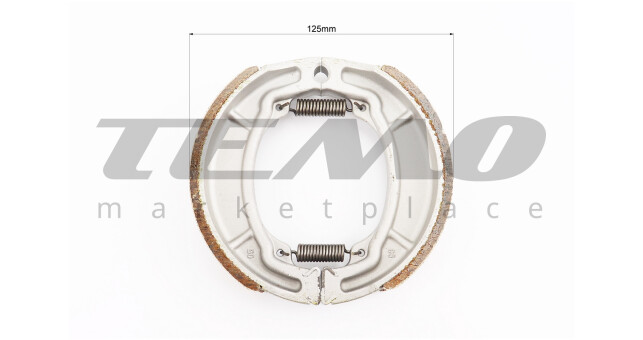 Тормозные колодки задние к-кт, 125мм (литое колесо) - фото 2