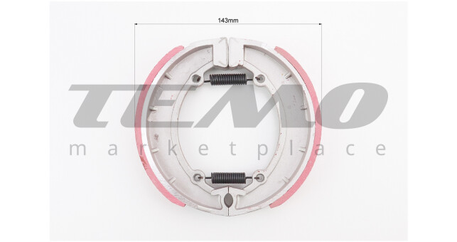 Тормозные колодки к-кт 2шт - фото 2