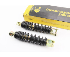 Амортизатор задній к-кт GO! GY6/Yamaha L-235 мм d-50 мм (втулка 10 мм вилка 8 мм) чорний