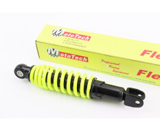 Амортизатор задній Mototech GY6/Yamaha L-250 мм d-50 мм (втулка 10 мм вилка 8 мм) регульований салатовий