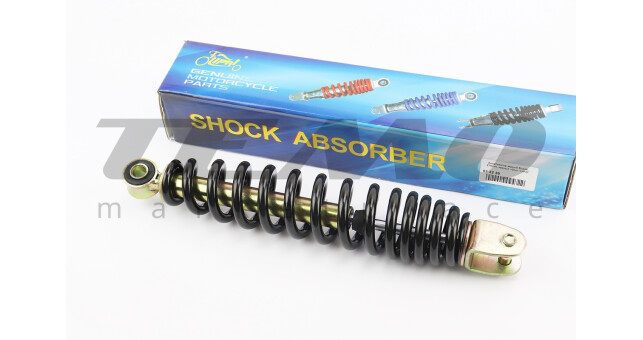 Амортизатор задній LIPAI GY6/Suzuki L-275 мм d-50 мм (втулка 10 мм вилка 8 мм) чорний - фото 1