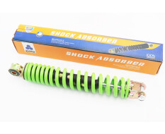 Амортизатор задній JWBP GY6/Honda L-280 мм d-43 мм (втулка 10 мм вилка 8 мм) зелений