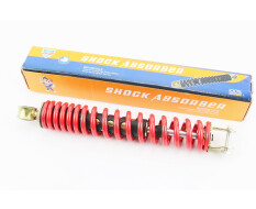 Амортизатор задній JWBP GY6/Honda L-290 мм d-43 мм (втулка 10 мм вилка 8 мм) червоний