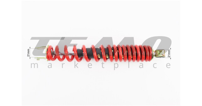 Амортизатор задній NAIDITE GY6/Honda L-310 мм d-45 мм (втулка 10 мм вилка 8 мм) червоний - фото 3