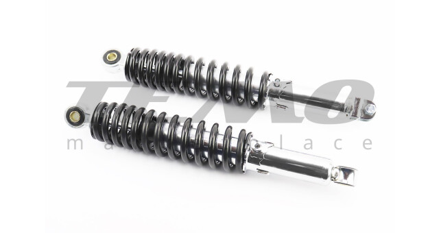 Амортизатор задний к-кт Viper-Tornao 250 L-335 мм регулируемый чёрный - фото 1