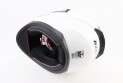 Шлем для мотоцикла интеграл BLD M67 М 57-58 см Белый глянец закрытый сертификация DOT + откидные очки - фото 3