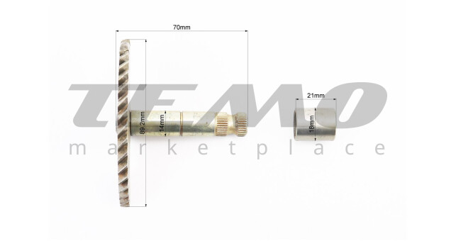 Півмісяць кікстартера L-70 мм довгий - фото 2