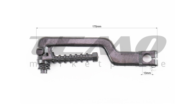 Важіль кікстартера Viper кругла підніжка - фото 2