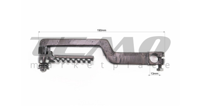 Важіль кікстартера FENGRI плоска підніжка - фото 3