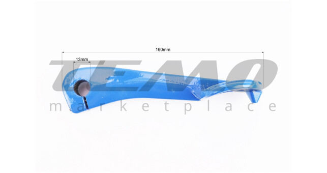 Важіль кікстартера TUNING GY6/DIO синій - фото 3