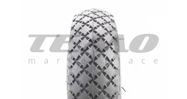 Колесо для тачки 3.00-4 під вісь 20 мм - фото 3