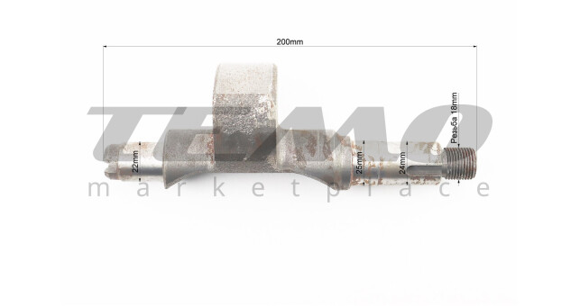 Вал балансувальний R185N/R190N L-200mm - фото 2