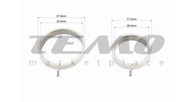 Сідло клапана к-кт 2шт 186F - фото 2