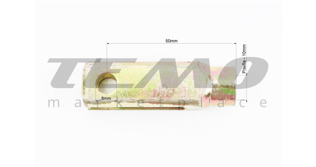 Вилка тяги с резьбой М10 - фото 2