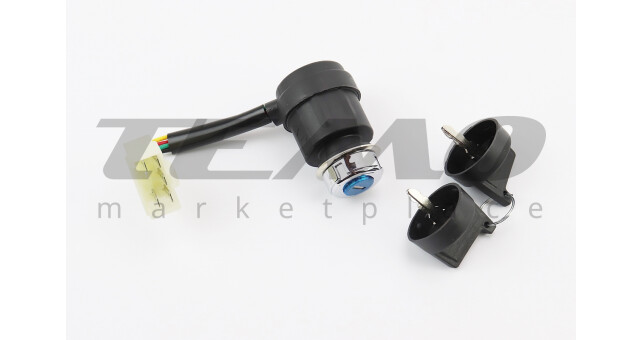 Замок запалювання (кріплення на різьбленні d-23mm) роз'єм великий "тато 5" - фото 1