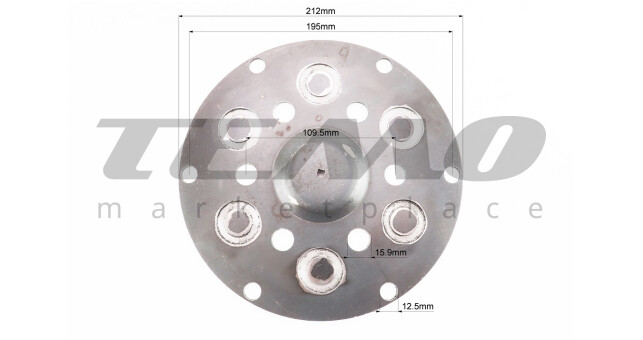 Диски сцепления маховика сплошной (нижний) МТ - фото 3