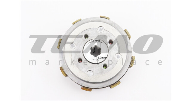 BOXER BM/ВМX 150cc Зчеплення, маховик в зборі (4 болти, маховик 75зуб.) "PF551403" - фото 4