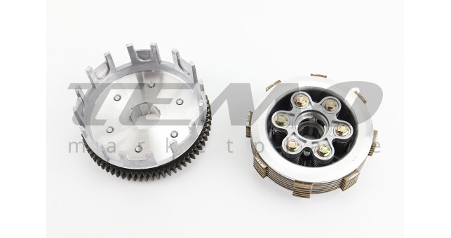 Сцепление, маховик в сборе (6 болтов, маховик 70 зуб.) CB-150/200cc - фото 2