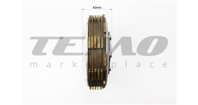 Сцепление, маховик в сборе (6 болтов, маховик 73 зуб.) ZUBR/F5 - фото 5