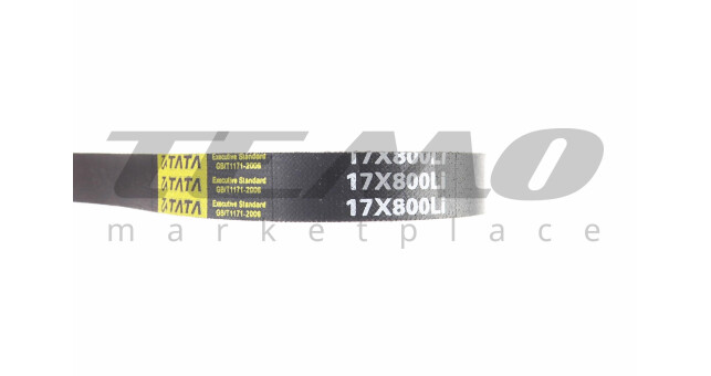 Ремінь TATA 17х800Li із зубами - фото 2