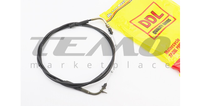 Трос газа DDL 4Т 50cc крепление верхнее с шайбой трос 208 см кожух 197 см - фото 1