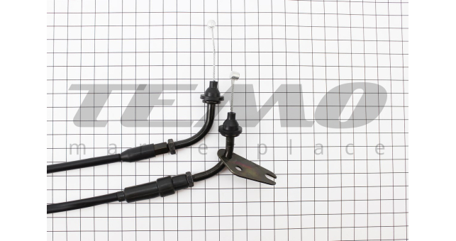 Трос газа Yamaha 5BM двойной трос 154/154 см кожух 149/153 см - фото 2