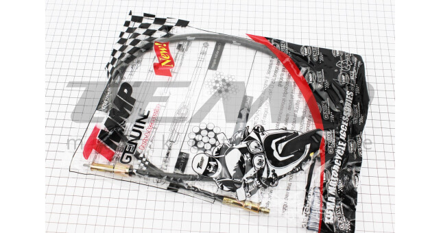 Трос спідометра TMMP Viper під дискові гальма зовнішня різьба на гайці трос 93 см кожух 90 см - фото 2