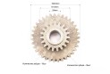 Шестерня 81-1 Z-19х35 - фото 3
