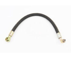 Шланг гідравлічний (L-55см, фітінг1 під болт D-18mm, фітінг2 90град, гайка М18)