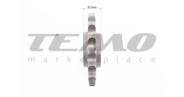 Редуктор фрези R175/180N/190N/195N - Зірка вторинного вала Z-17 81-1, 101-2 - фото 3