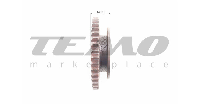 Редуктор фрези R175/180N/190N/195N - Шестерня первинного вала редуктора Z-40 81-1 - фото 4