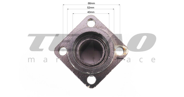 Редукторна косарка - Корпус вала тарілки L-93mm - фото 5