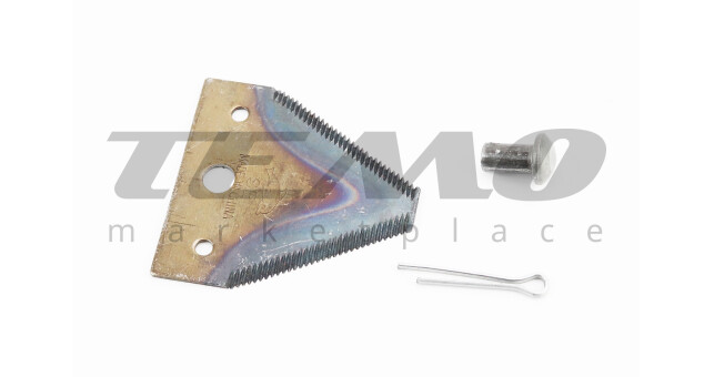 Сегментная косилка - Нож "с зубьями", каленый к-кт - фото 1