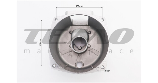 Корпус мотопомпы 2", фланец "треугольник" - фото 5