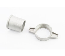 Перехідник мотопомпи з фланця на шланг, алюміній к-кт 2шт, 2" (50mm)