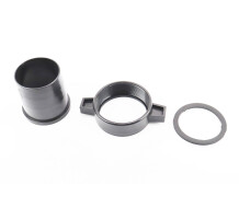 Перехідник мотопомпи з фланця на шланг, пластмаса к-кт 3шт, 3"(74mm)