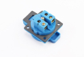 Розетка с крышкой 16A, 250V 2-3,5кВт, синяя - фото 3