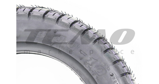 Шина для мотоцикла L615 3.00-10 бескамерная шипованная - фото 2