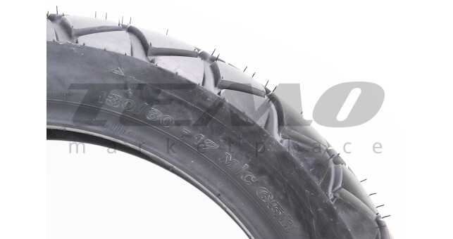 Шина для мотоцикла Vee Rubber VRM-193 130/80-17 бескамерная дорожная - фото 2