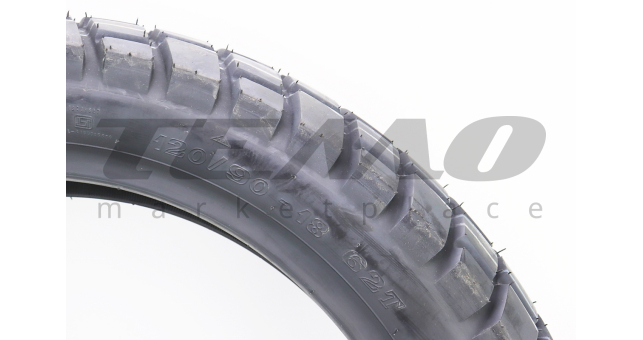 Шина для мотоцикла Vee Rubber VRM-163 120/90-18 бескамерная шипованная - фото 2