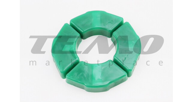 Демпферна резина заднього колеса (к-кт 4шт) "СИЛІКОН ЗЕЛЕНІ", якісні - фото 1