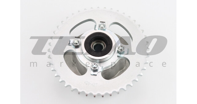 Панель демпферная с подшипником + звезда 428*43 в сборе, высота посадки звезды - 47мм - фото 1