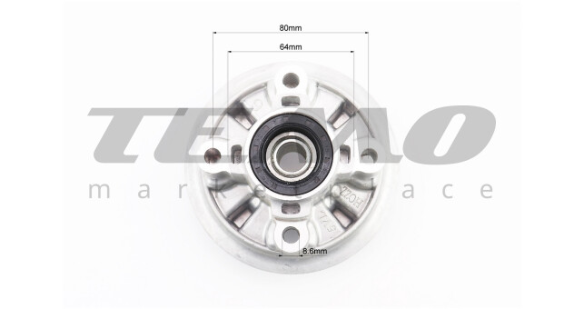 Панель демпферна (посадка зірки 64мм/4 болти, під роздільні резинки), тип 2 - фото 5