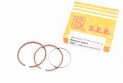 Кільця поршневі SEE Honda DIO50 39 мм STD замки внутрішні жовта коробка - фото 1