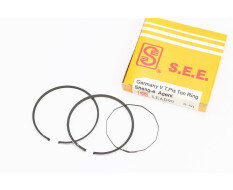 Кольца поршневые SEE Honda LEAD90 48 мм +0.50 замки верхние жёлтая коробка