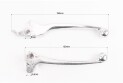 Рычаги руля левый, правый к-кт 2шт (под диск./барабан. тормоз) Honda AF20 "хром", тип 2 - фото 3